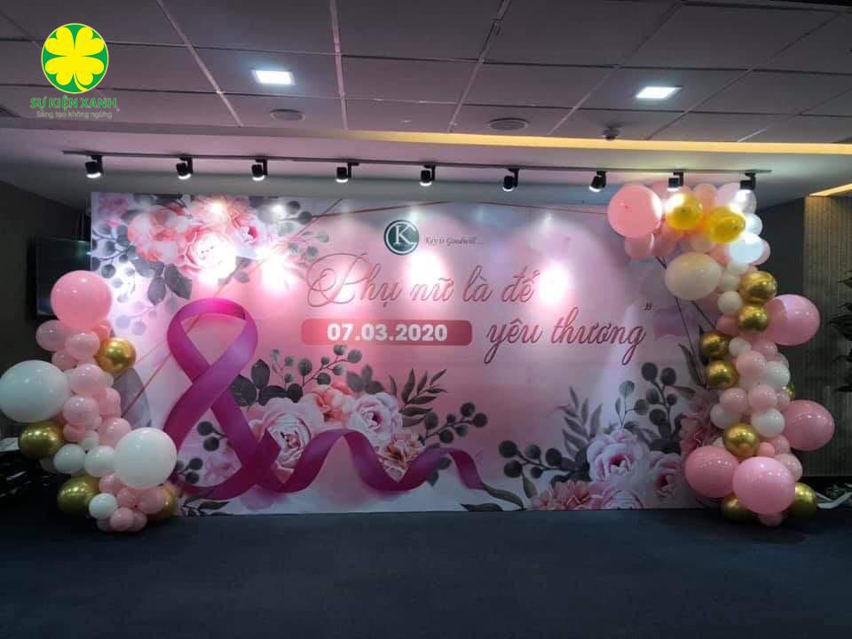 Dịch vụ trang trí 8/3 tại Hà Nội, Trang trí sự kiện 8/3 tại Hà Nội, Sự kiện Xanh, Viet Green Media, Dịch vụ trang trí Ngày quốc tế Phụ nữ 8/3 tại Hà Nội