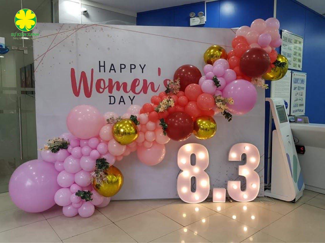 Công ty trang trí sự kiện 8/3 chuyên nghiệp uy tín tại Bắc Giang, Trang trí 8/3 tại Bắc Giang, Sự kiện Xanh, Dịch vụ trang trí 8/3 chuyên nghiệp uy tín, Dịch vụ trang trí Ngày 8/3