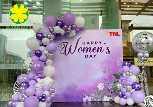 Dịch vụ trang trí 8/3 tại Yên Bái, Trang trí sự kiện 8/3 tại Yên Bái, Sự kiện Xanh, Viet Green Media, Trang trí và thiết kế sự kiện ngày Quốc tế phụ nữ 8/3 tại Yên Bái